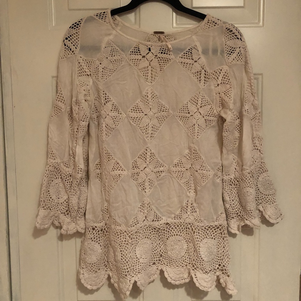 FREE PEOPLE lace top